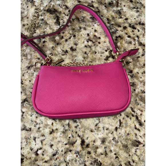 Fuchsia Anne Klein Crossbody Dimensions Shown In‎ Pictures3642 - Picture 1 of 13